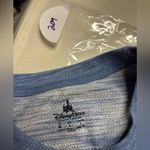 Disney  Parks Word Personality Mickey Mouse Lightweight Blue Sweatshirt Medium Photo 5