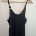 Jumpsuit Women’s XL Oversized Black Adjustable Straps Tank Top Wide Leg Boho Photo 5