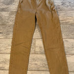 American Eagle Cargo Pants High Rise Straight Leg size 2 2R Womens Grunge Beige Photo 0