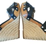 Michael Kors Somerly Platform Studded Leather Espadrille Wedge Sandal size 7 Photo 7