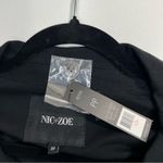 Nic+Zoe 🆕 NWT  Three Button Seamed Riding Jacket Blazer Petite Black Onyx PP Photo 14