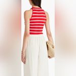 Solid & Striped NWT 
The Carson striped ribbed-knit top
Red and white stripe Photo 1