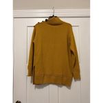 Anthropologie Yellow Margarita Sweater Mock Neck With Buttons Women’s Size XS Photo 5