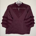 Frye prairie lace collar blouse in Sassafras sz XS Photo 0