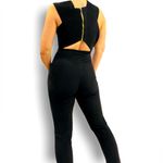 Roland Mouret Black Silk Crepe Jumpsuit Size 4 Photo 2