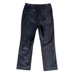 Rebecca Taylor NEW High Rise Straight Leg Velvet Pant Carbon Gray Size 10 Photo 3