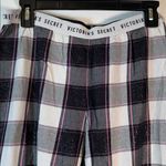 Victoria's Secret  Plaid Black White Checkers Glittery Pajama Pants Small #2066 Photo 2
