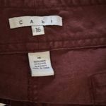 CAbi  Dark Red Cargo Shorts Photo 9