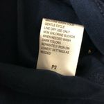 Sesoire Womens Sleep Top Lace Panel Long Sleeve Navy Blue Soft Size S Photo 4