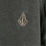 Volcom  Long Sleeve Cowl Neck Black Midi Dress One Pocket Cinched Artsy Skater XS Photo 7