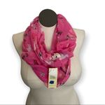 collectioneighteen women’s pink Valentines hearts infinity loop scarf OS NWT Photo 5