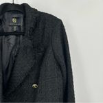 House Of Harlow 1960 House Of Harlow | Black Double Breasted Tweed Blazer Size Medium Photo 2