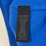 Saks 5th Avenue Saks Fifth Avenue 100% Cashmere Top Size Small Royal Blue Photo 6