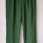 Trina Turk Emerald Green Cuffed Trouser Pants 6 Photo 0