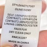 ASTR  the Label Tegan Mixed Media Jacket Olive & Cream NEW Size large Photo 10