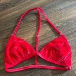 Angelys Balek Velvet Bikini Top Size 4 Photo 0
