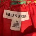 Urban Rebel Women's Colorful Tropical Floral Layered Tiered Shorts Size M NWOT Red Size M Photo 4