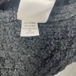 Chico's Arya Faux Fur Cable Knit Zip Up Sweater Vest Womens Medium 1 Black Gray Photo 12