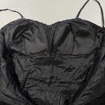 Lucy Paris New Glitter Polka Dot Tulle Satin Ruched Waist Dress Black Photo 19