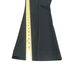 Trina Turk  Black Wide Leg Straight Size 10 Side Zip High Rise Dress Pants #AA2-3 Photo 4
