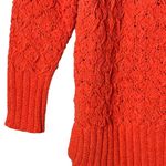 Seven7  Hibiscus Coral Textured Chenille Sweater NWT‎ Small #7M7800B Photo 3