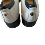 Ukies women’s platform loafers comfort slip on shoes gray leather size 8 Photo 3