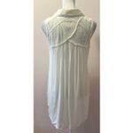Free People Sleeveless Cotton Flowy Buton Down Tunic Aztec Lace Size S Photo 1