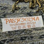 Pashmina Silk Golden Shawl - Wrap - Scarf Photo 2