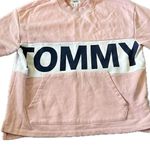 Tommy Hilfiger Tommy jeans women’s size small short‎ sleeve sweatshirt with kangaroo pocket Photo 1