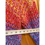 525 America  Multicolor Chunky Knit Ombre Sweater Women’s L Rainbow Knit Photo 4