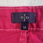 NYDJ Women's 14 Ankle Jeans Bright Pink Watermelon Cropped Stretch Lift Tuck Photo 5