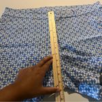 Old Navy High Rise Pixie Blue & White Geometric Print Women's Shorts Size 16 Photo 11