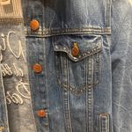 J.Crew CUSTOM Embroidered & Pearl Embellished “Wife of the Party” Bridal Denim Jacket Photo 2