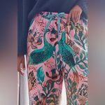 Anthropologie Raphael Balme Peacock Flannel Sleep Pants & Shirt Top XS S Pink Photo 13