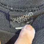 Diamond Dust Native American Inspired Necklace Graphic Sweatshirt Women's Size M Black Size M Photo 3