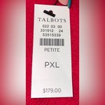 Talbots NWT Sabrina Red 100% Pure Cashmere Sweater Cozy Pullover Portrait Neck Photo 8