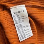 Urban Outfitters SOLD OUT Burnt Orange Bobby Ribbed Bodycon Midi Dress Size M Photo 5