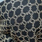 Vintage Maxi Dress Black Beaded Embroidered Sleeveless Slit 80s 90s Gothic Size M Photo 9