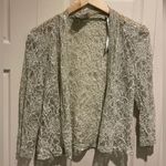 David's Bridal David’s Bridal Sequin Beaded Open Dress Cardigan Photo 0