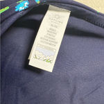 Aerie Goals Plunge Sports Bra in Royal Navy Floral Print Photo 5