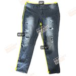 Maurice's XL Distressed Gray Wash Denim Jeans Womens XL Regular Size Photo 5