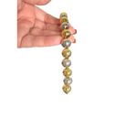 Lelet NY NWT Jasmine Beads Strand Headband in Gold/Silver Silver Photo 5