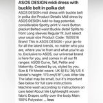 ASOS pale yellow polka dot dress size 2 runs big Size M Photo 11