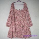 Eloquii New!  *flawed* Womens Pink Strawberry Cherry Dress Long Sleeve , ‎ 26 Photo 10