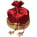 Vintage Satin Crown With Stars Drawstring Bag Photo 0