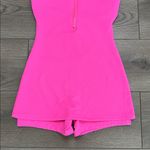 Beach Riot Olina Waffle Romper Mini Dress With Shorts Summer Strawberry Pink XS Photo 4