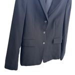 J.Crew  Wool Blazer Black Size 10 Minimalist Professional Staple Jacket Modern Photo 2