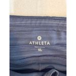 Athleta  Women's swagger Skort XL Blue Striped‎ Ruffle Athletic Tennis Golf Skort Photo 3