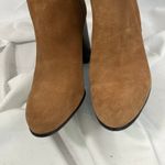 Sam Edelman Sam Edelman Tan Suede OTK Boots 7 Leather Heel Wrap Strap Tall Zip Buckle Photo 12