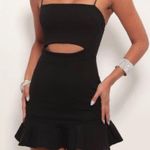 Lucy in the Sky Black Reilly Cut Out Dress XS Photo 0